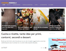 Tablet Screenshot of cucina.figoo.it